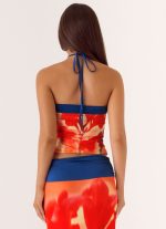 Fraser Halter Top - Sunburnt Petal - 图片 3