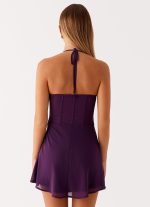 Gabrietta Mini Dress - Plum - 图片 4