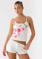 Garrix Bead Cami Top - Ivory Reef - 图片 5