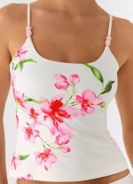 Garrix Bead Cami Top - Ivory Reef - 图片 6