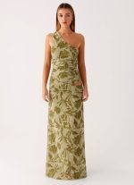 Georgiana Maxi Dress - Jade Fern - 图片 4