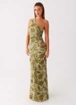 Georgiana Maxi Dress - Jade Fern - 图片 5