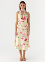 Get Me Halter Backless Top - Lemon Soleil - 图片 4