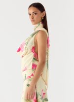 Get Me Halter Backless Top - Lemon Soleil - 图片 2