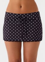 Get No Sleep Mini Skort - Black Polkadot - 图片 6