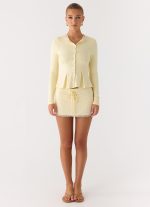 Get No Sleep Mini Skort - Butter Yellow - 图片 2