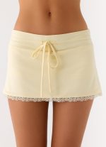Get No Sleep Mini Skort - Butter Yellow - 图片 5