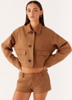 Gio Mini Shorts - Brown - 图片 8