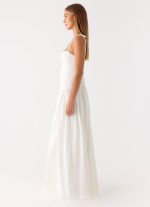 Giovanna Linen Maxi Dress - White - 图片 2