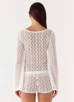 Giselle Mini Shorts - Ivory - 图片 4