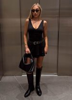 Gold Coast Mini Dress - Black - 图片 2