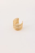 Golden Blur Arm Cuff - Gold - 图片 3