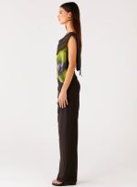 Good Fortune Maxi Dress - Lime Flower - 图片 3