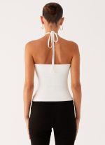 Good Thing Halter Top - White - 图片 4