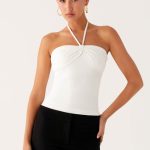Good Thing Halter Top - White