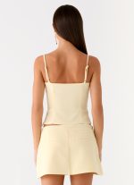 Gowon Low Rise Mini Skort - Butter Yellow - 图片 8