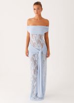Gracie Twist Maxi Dress - Blue - 图片 2