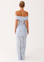 Gracie Twist Maxi Dress - Blue - 图片 3