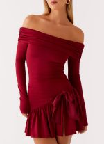 Grazia Mini Dress - Red - 图片 6