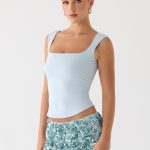 Guessing Games Top - Misty Blue