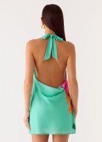 Halia Cowl Mini Dress - Jungle Bloom - 图片 2