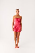Hamilton Mini Dress - Pink Check - 图片 7
