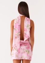 Heidi Mini Dress - Pink Floral - 图片 3