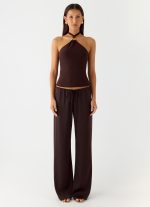 Henrietta Top - Chocolate - 图片 2