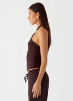 Henrietta Top - Chocolate - 图片 3