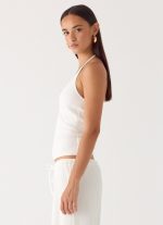 Henry Halter Top - Ivory - 图片 2