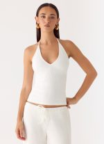Henry Halter Top - Ivory - 图片 5