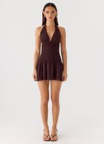 Holden Mini Dress - Chocolate - 图片 4