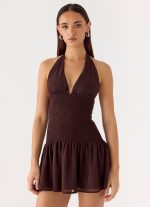 Holden Mini Dress - Chocolate