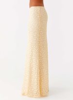 Honestly Sequin Maxi Skirt - Yellow - 图片 3