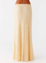 Honestly Sequin Maxi Skirt - Yellow - 图片 4