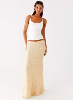 Honestly Sequin Maxi Skirt - Yellow - 图片 7