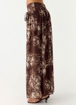 Hot Like Me Maxi Skirt - Espresso Meadow - 图片 2