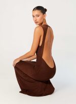 Hot Sequins Maxi Dress - Chocolate - 图片 5