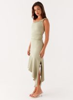 Huntah Midi Dress - Sage - 图片 3