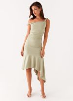 Huntah Midi Dress - Sage - 图片 5