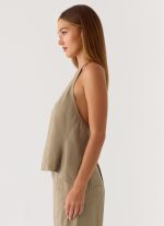 Ingrid Top - Sand Brown - 图片 2