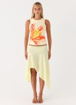 Jacqui Beaded Tank Top - Yellow - 图片 2