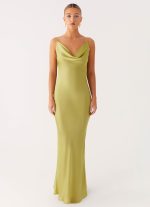 Jade Escape Maxi Dress - Lime - 图片 4