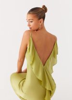 Jade Escape Maxi Dress - Lime - 图片 6