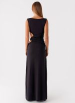 Jayana Maxi Dress - Black - 图片 3