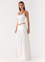 Jayne Maxi Skirt - White