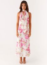 Jensen Midi Dress - Ivory Floral Print - 图片 2