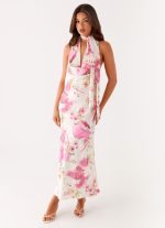 Jensen Midi Dress - Ivory Floral Print - 图片 5