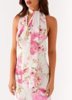 Jensen Midi Dress - Ivory Floral Print - 图片 6