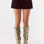 Jeremy Faux Suede Shorts - Black